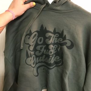 Ello Supply co cropped hoodie